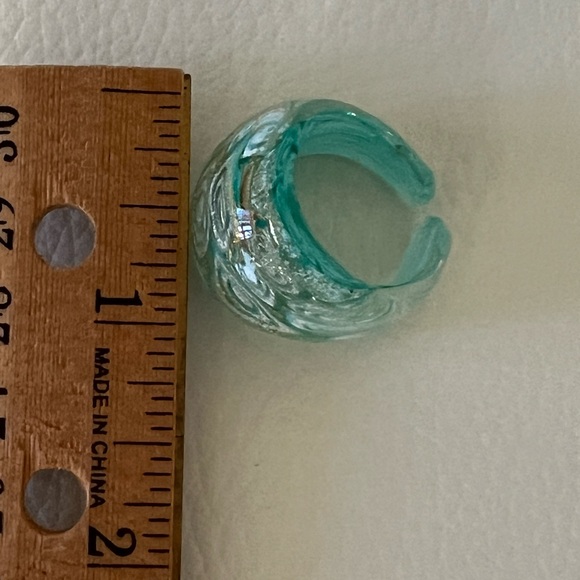 Authentic MURANO GLASS Millifiore pendant ring set - Picture 9 of 12